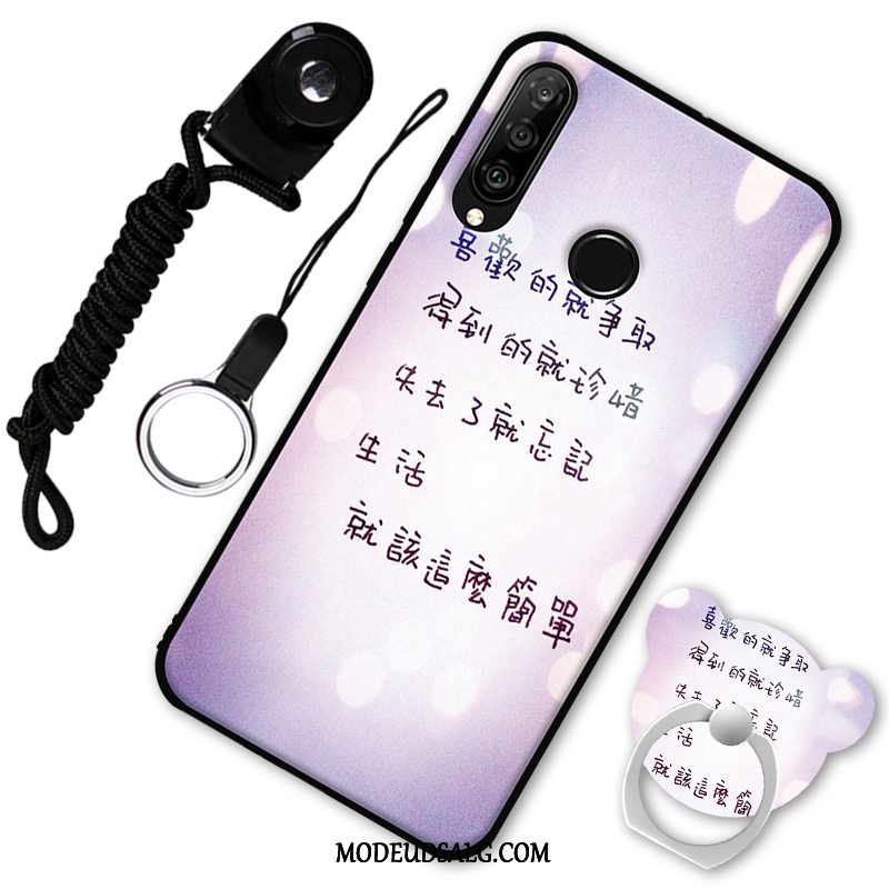 Huawei P30 Lite Etui Cover Trend Blød Sort Simple