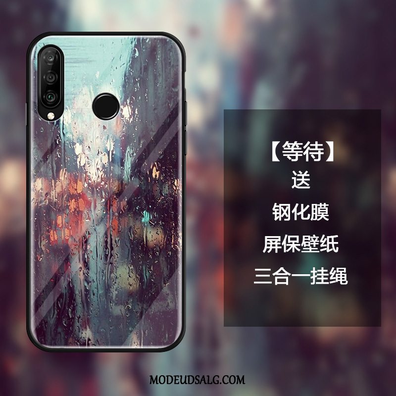 Huawei P30 Lite Etui Luksus Af Personlighed Beskyttelse Sort Anti-fald