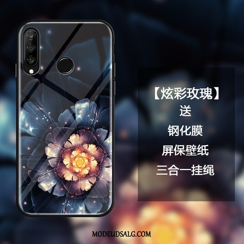 Huawei P30 Lite Etui Luksus Af Personlighed Beskyttelse Sort Anti-fald