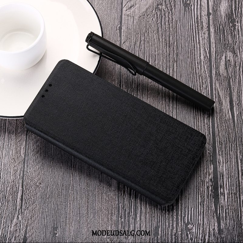 Huawei P30 Lite Etui Rød Blød Lædertaske Folio Cover