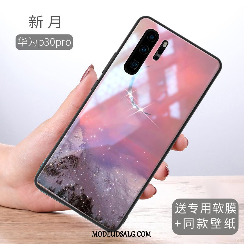 Huawei P30 Pro Etui Alt Inklusive Af Personlighed Kreativ Anti-fald Guld