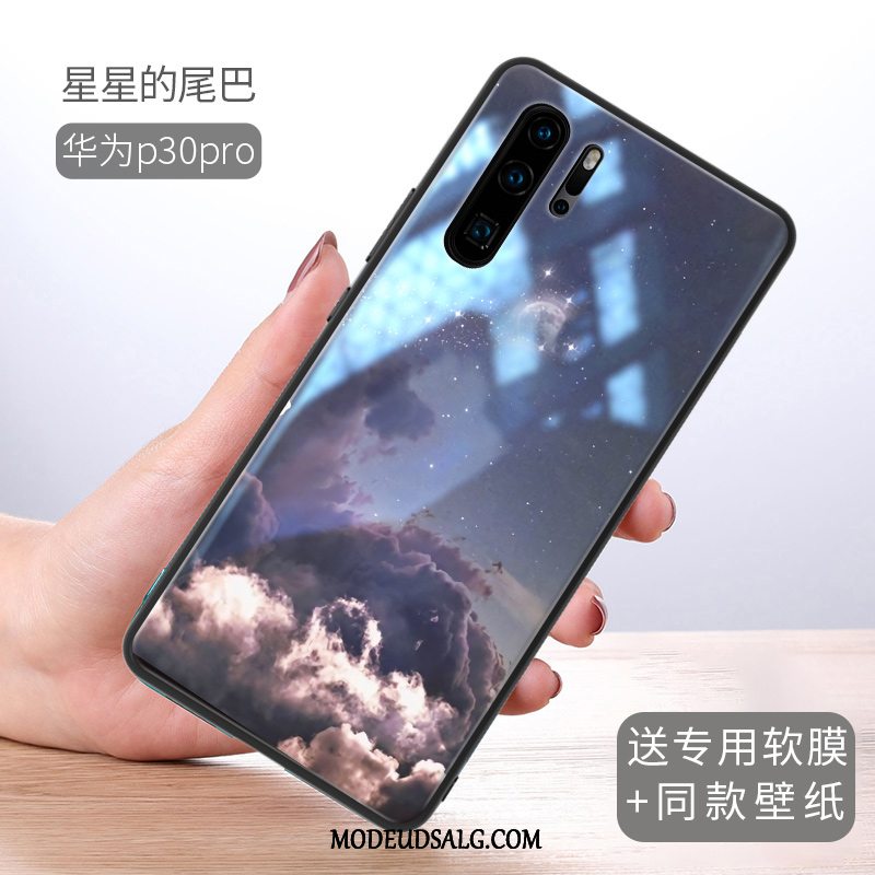 Huawei P30 Pro Etui Alt Inklusive Af Personlighed Kreativ Anti-fald Guld