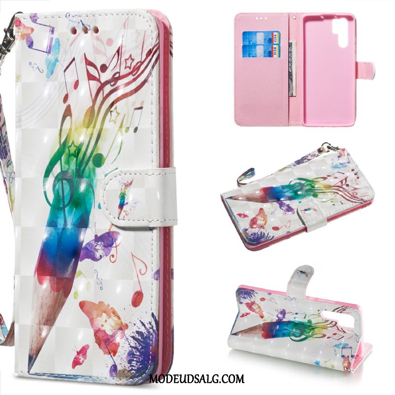 Huawei P30 Pro Etui Beskyttelse Anti-fald Support Kort Folio