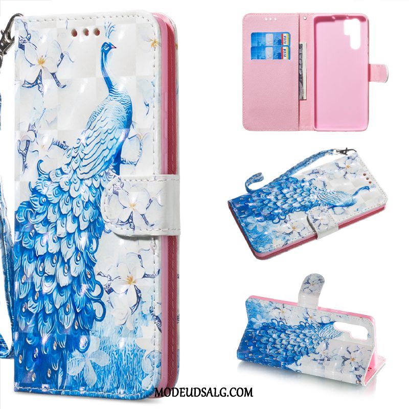 Huawei P30 Pro Etui Beskyttelse Anti-fald Support Kort Folio