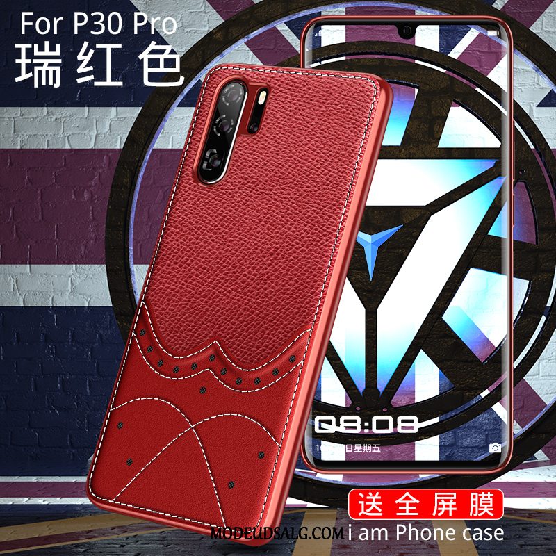 Huawei P30 Pro Etui Blød High End Anti-fald Ægte Læder Kreativ