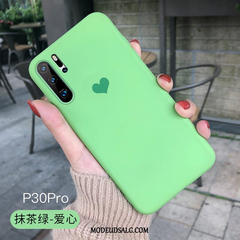 Huawei P30 Pro Etui Blød Silikone Grøn Net Red Anti-fald