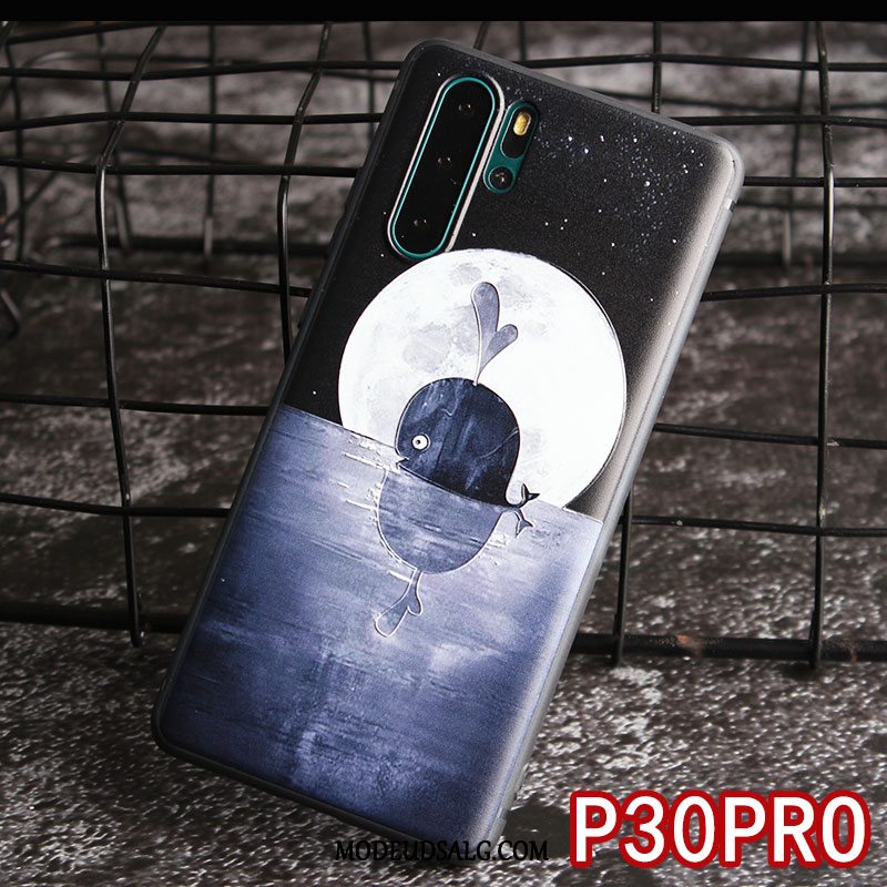 Huawei P30 Pro Etui Cover Hængende Ornamenter Blå Alt Inklusive Trendy