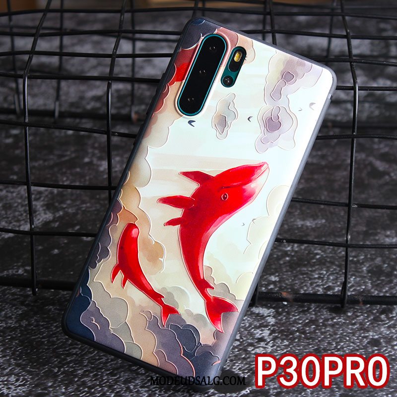 Huawei P30 Pro Etui Cover Hængende Ornamenter Blå Alt Inklusive Trendy