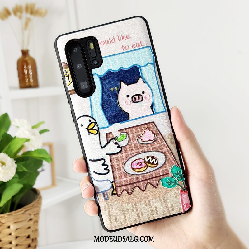 Huawei P30 Pro Etui / Cover Kreativ Lyserød Trend Cartoon Mode