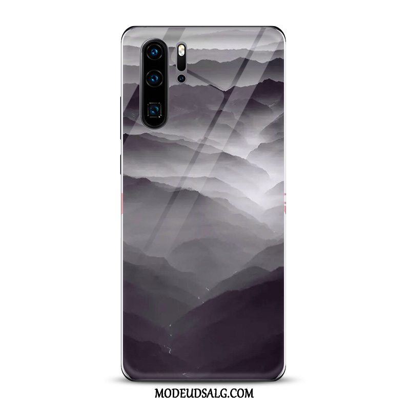 Huawei P30 Pro Etui / Cover Kunst Hvid Blæk Kinesisk Stil Spejl