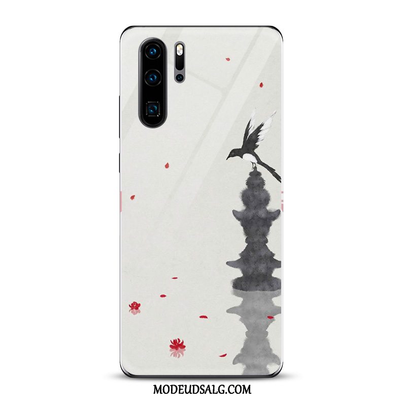 Huawei P30 Pro Etui / Cover Kunst Hvid Blæk Kinesisk Stil Spejl