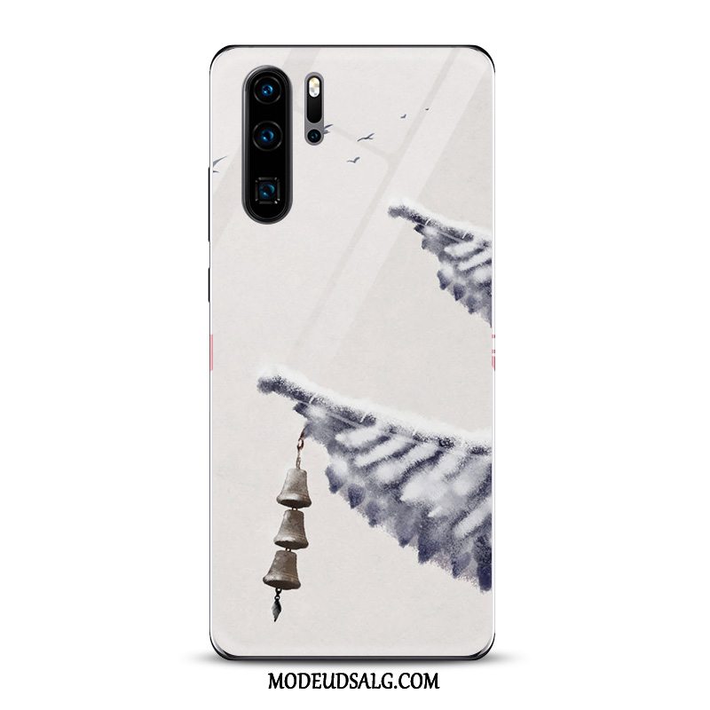 Huawei P30 Pro Etui / Cover Kunst Hvid Blæk Kinesisk Stil Spejl