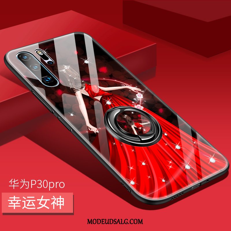 Huawei P30 Pro Etui Cover Support Nubuck Mode Net Red