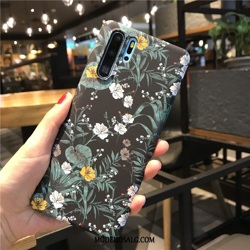 Huawei P30 Pro Etui Kunst Oliemaleri Lille Sektion Lyser Blomster