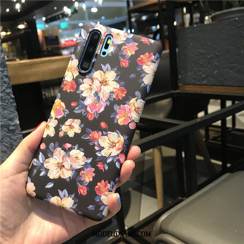 Huawei P30 Pro Etui Kunst Oliemaleri Lille Sektion Lyser Blomster