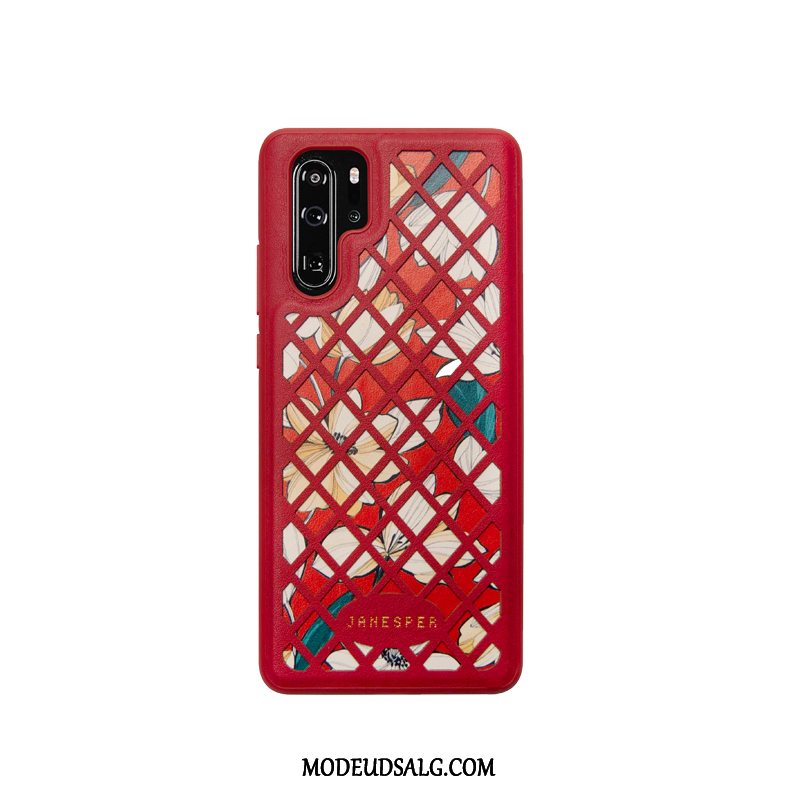 Huawei P30 Pro Etui Rød Mode Europa Net Red Vind