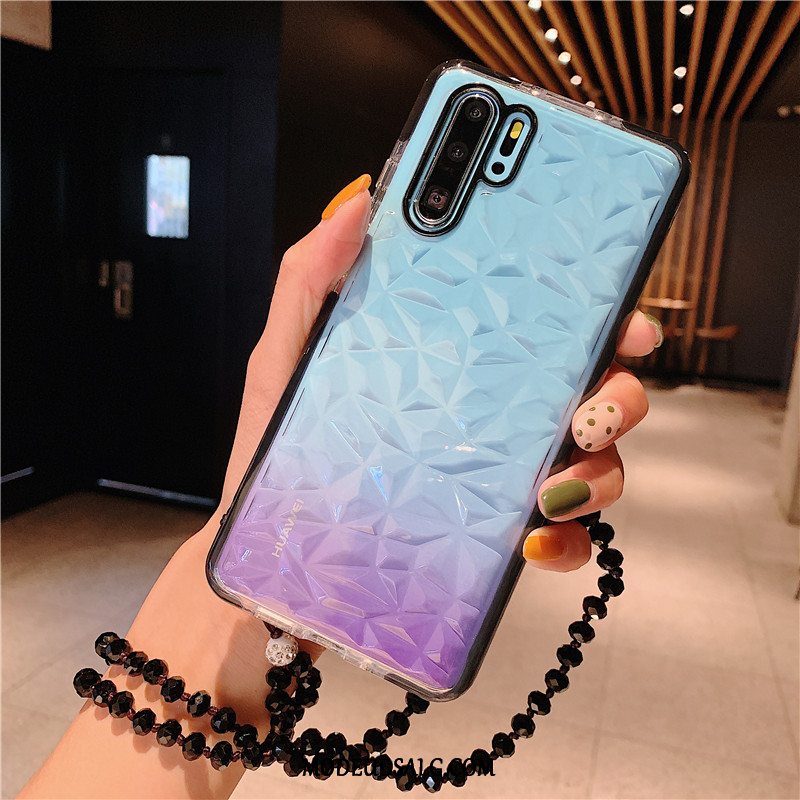 Huawei P30 Pro Etui Trendy Anti-fald Silikone Gasbag Net Red