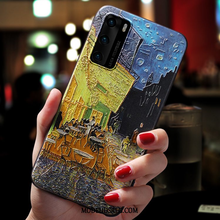 Huawei P40 Etui Anti-fald Elskeren Kunst Kreativ Trendy