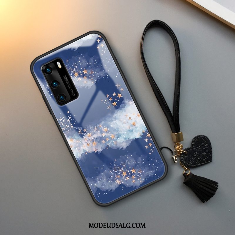 Huawei P40 Etui / Cover Alt Inklusive Fjer Lille Sektion Silikone Af Personlighed