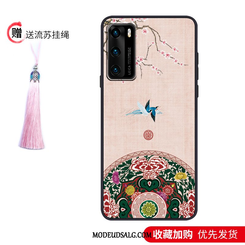 Huawei P40 Etui / Cover Nubuck Anti-fald Trendy Palads