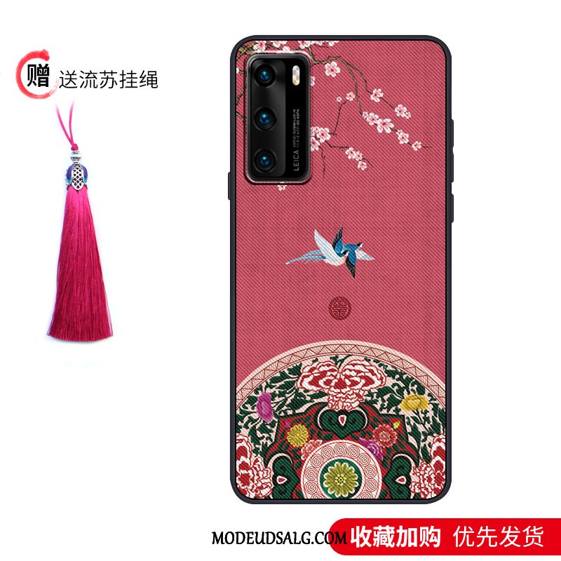 Huawei P40 Etui / Cover Nubuck Anti-fald Trendy Palads