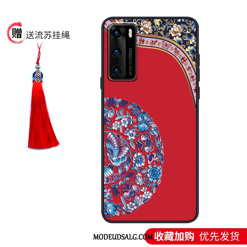 Huawei P40 Etui / Cover Nubuck Anti-fald Trendy Palads