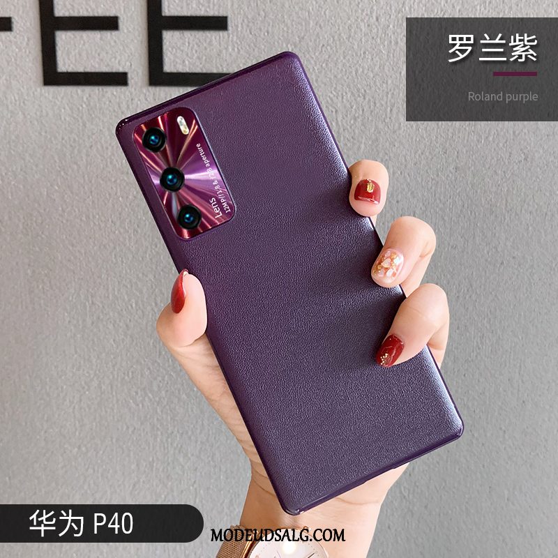 Huawei P40 Etui / Cover Trendy Hård Net Red Tynd