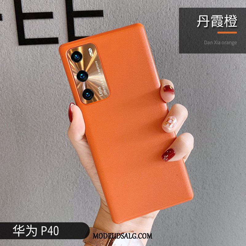 Huawei P40 Etui / Cover Trendy Hård Net Red Tynd