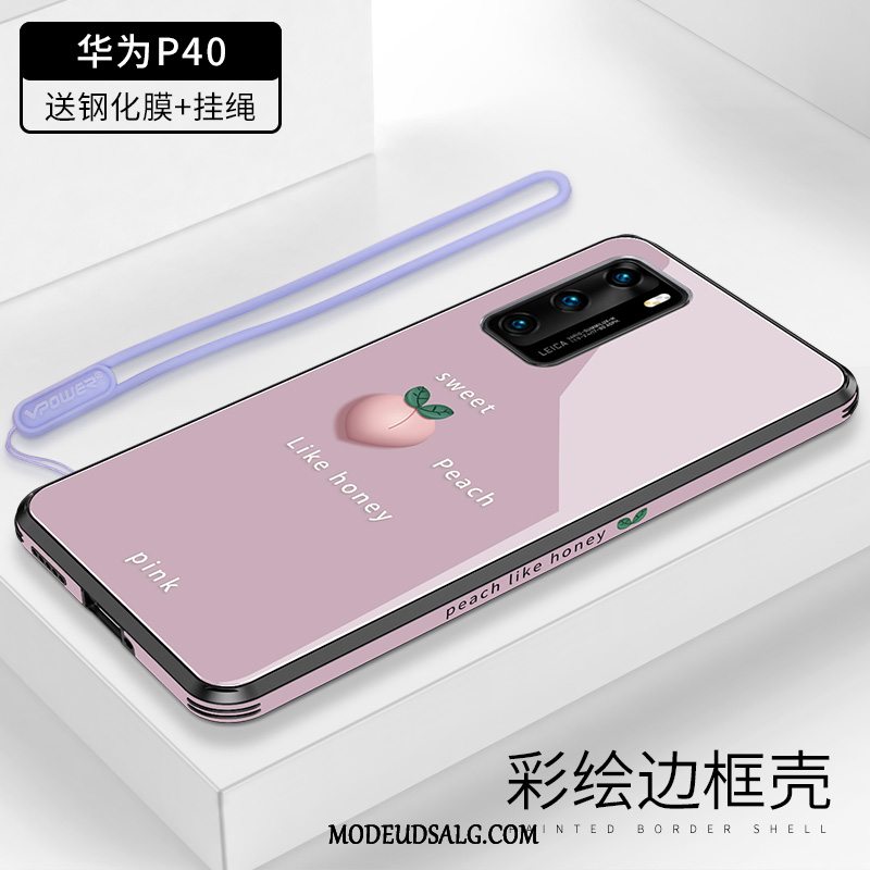 Huawei P40 Etui Lilla Vind Simple Trend Cover