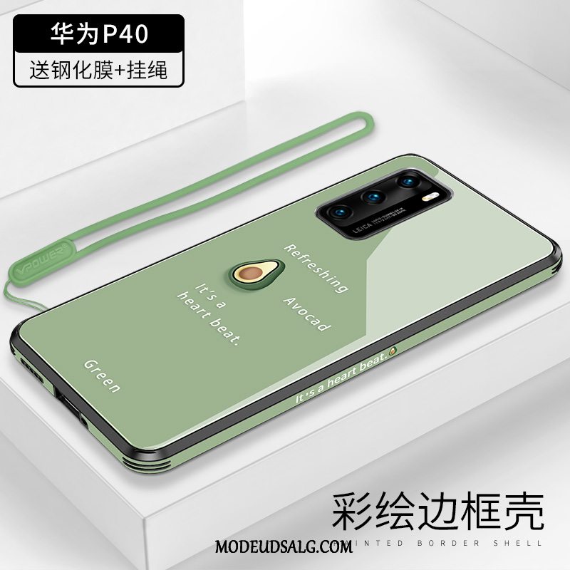 Huawei P40 Etui Lilla Vind Simple Trend Cover