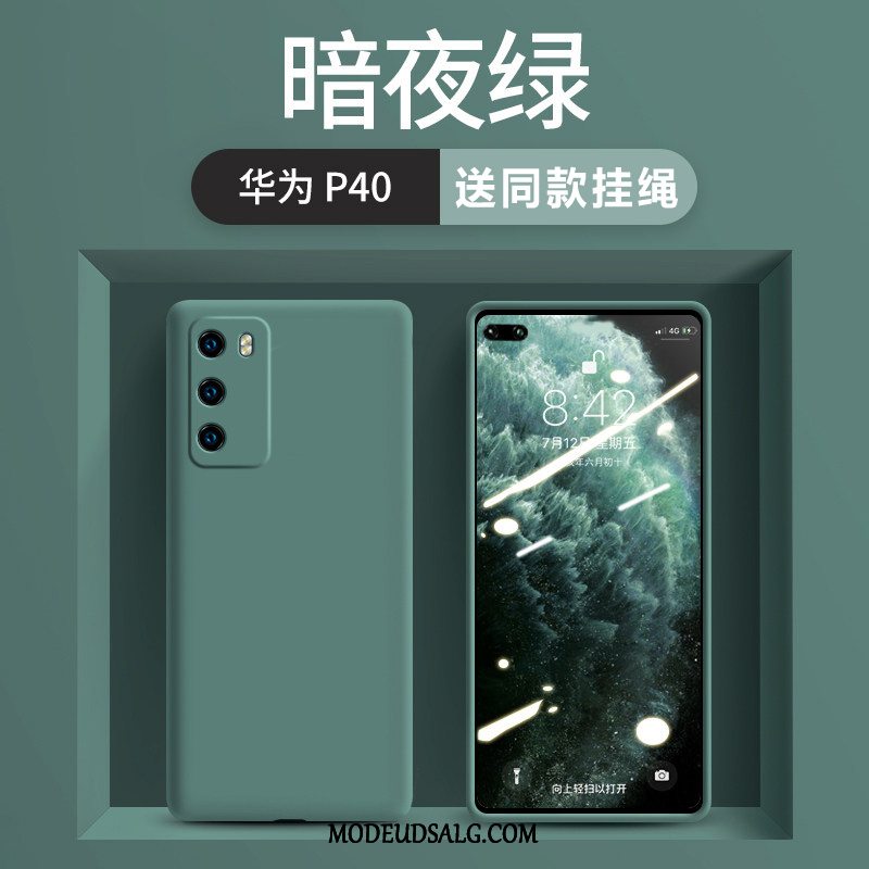 Huawei P40 Etui Smuk Hvid Beskyttelse Anti-fald Ren