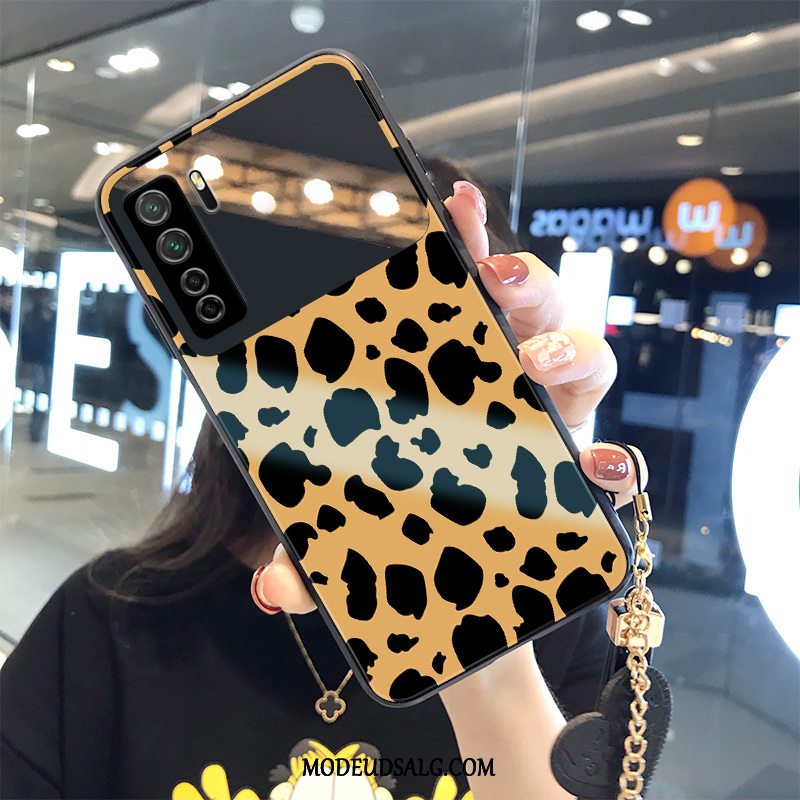 Huawei P40 Lite 5g Etui / Cover Anti-fald Mode Leopard Sort Trendy