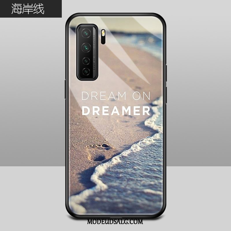 Huawei P40 Lite 5g Etui / Cover Glas Kreativ Ny Af Personlighed Mode