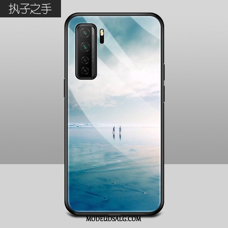 Huawei P40 Lite 5g Etui / Cover Glas Kreativ Ny Af Personlighed Mode