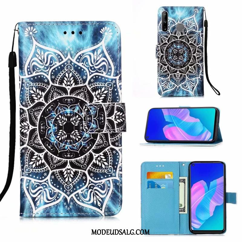 Huawei P40 Lite E Etui Clamshell Lædertaske Cover Trend Beskyttelse