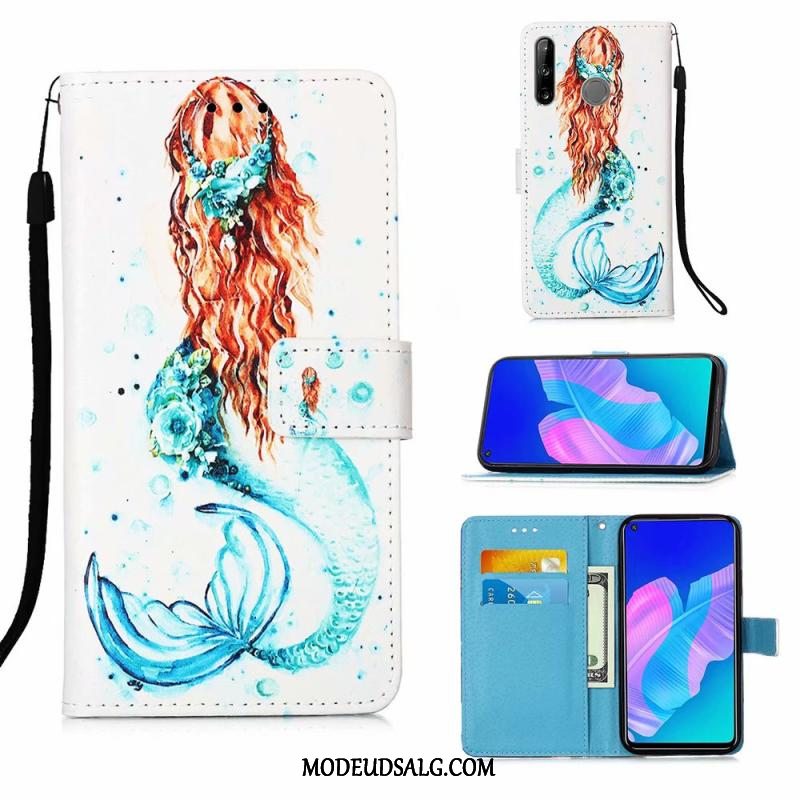 Huawei P40 Lite E Etui Clamshell Lædertaske Cover Trend Beskyttelse