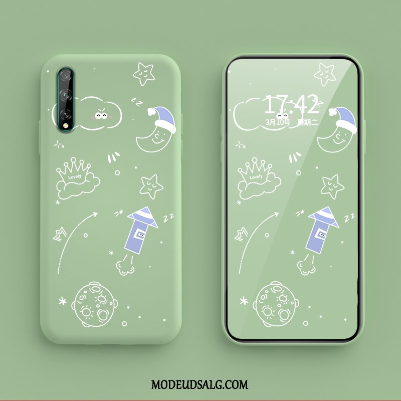 Huawei P40 Lite E Etui / Cover Silikone-etui Alt Inklusive Cartoon Ny Rød