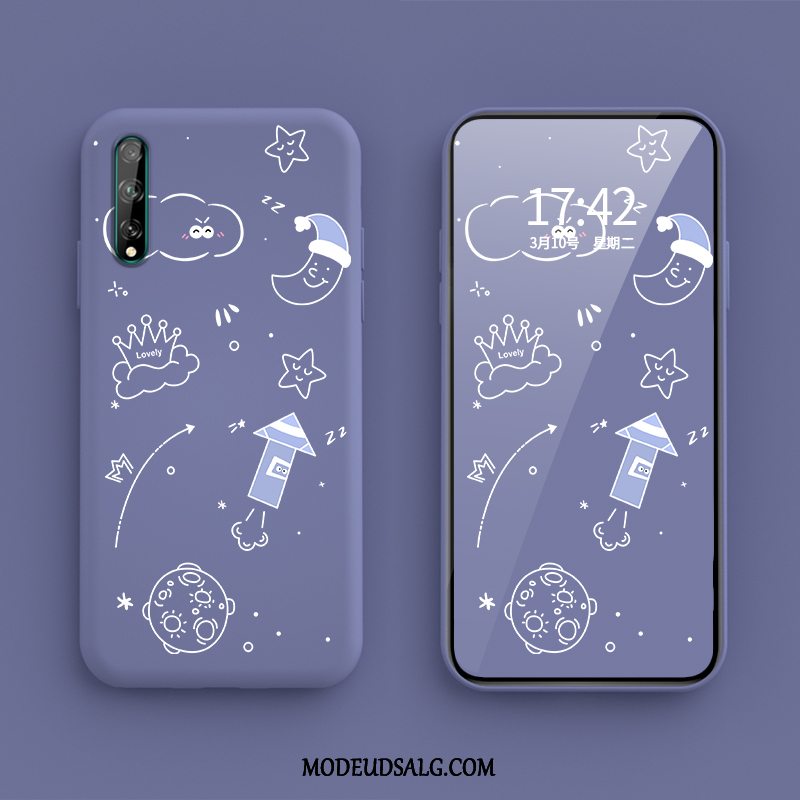 Huawei P40 Lite E Etui / Cover Silikone-etui Alt Inklusive Cartoon Ny Rød