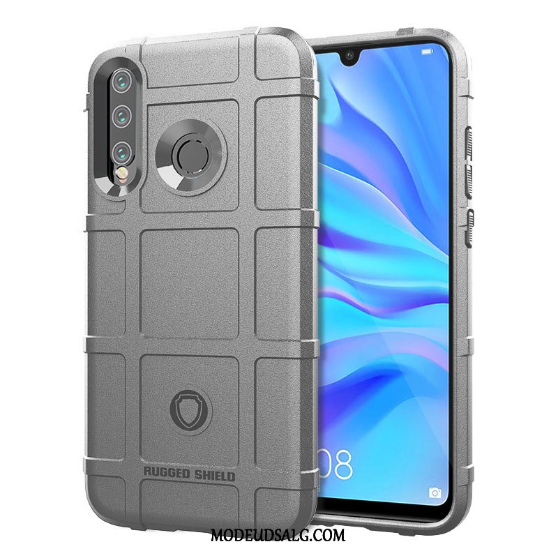 Huawei P40 Lite E Etui Silikone Nubuck Cover Grøn Tre Forsvar