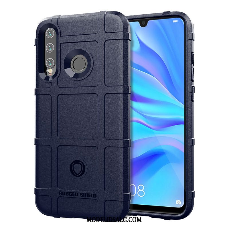 Huawei P40 Lite E Etui Silikone Nubuck Cover Grøn Tre Forsvar