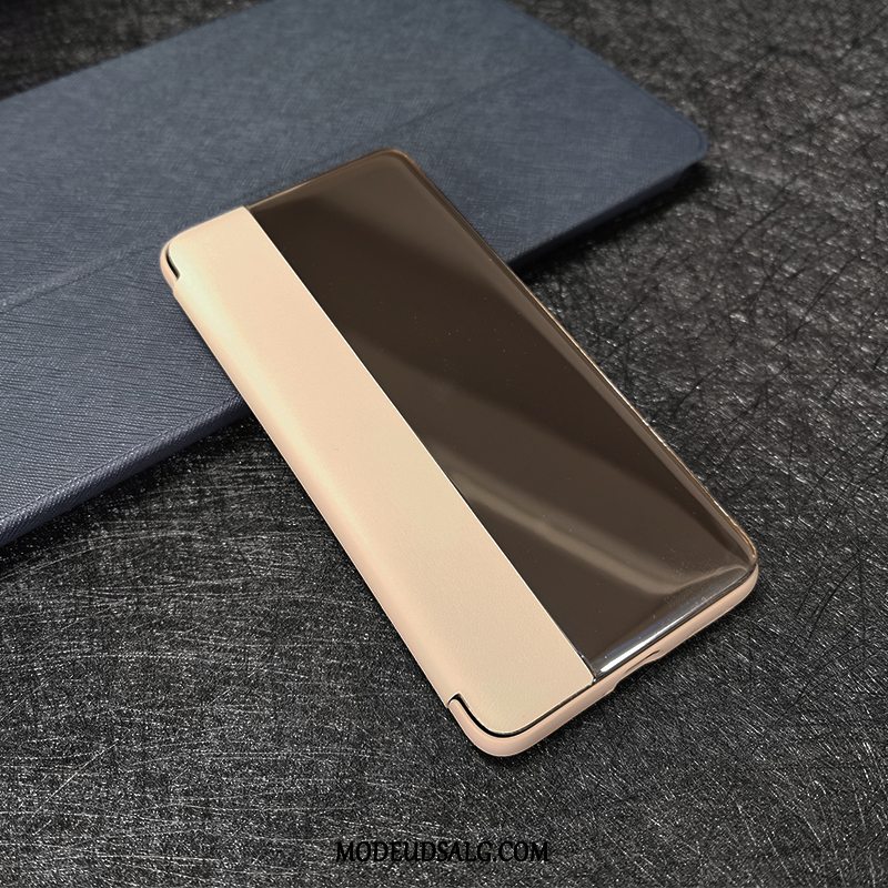 Huawei P40 Lite Etui Anti-fald Simple Guld Business Cover