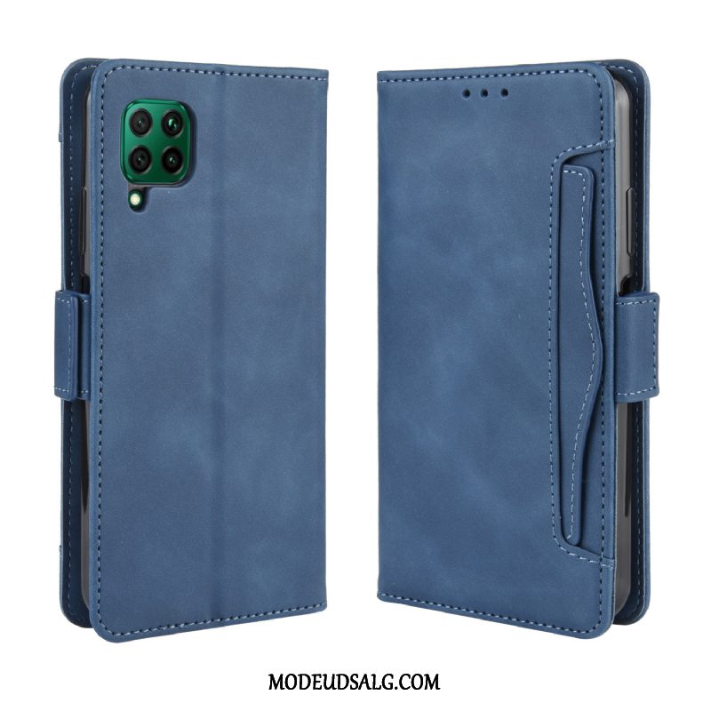 Huawei P40 Lite Etui Cover Vintage Mønster Kort Lædertaske