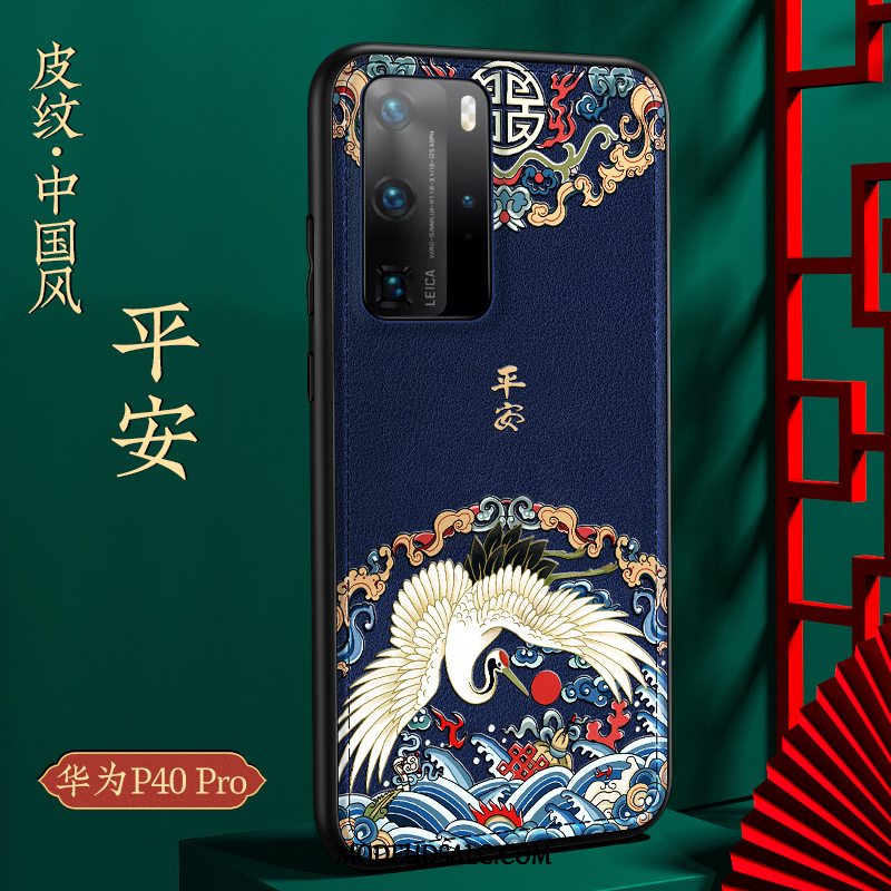 Huawei P40 Pro Etui / Cover Beskyttelse Alt Inklusive Læder Ny