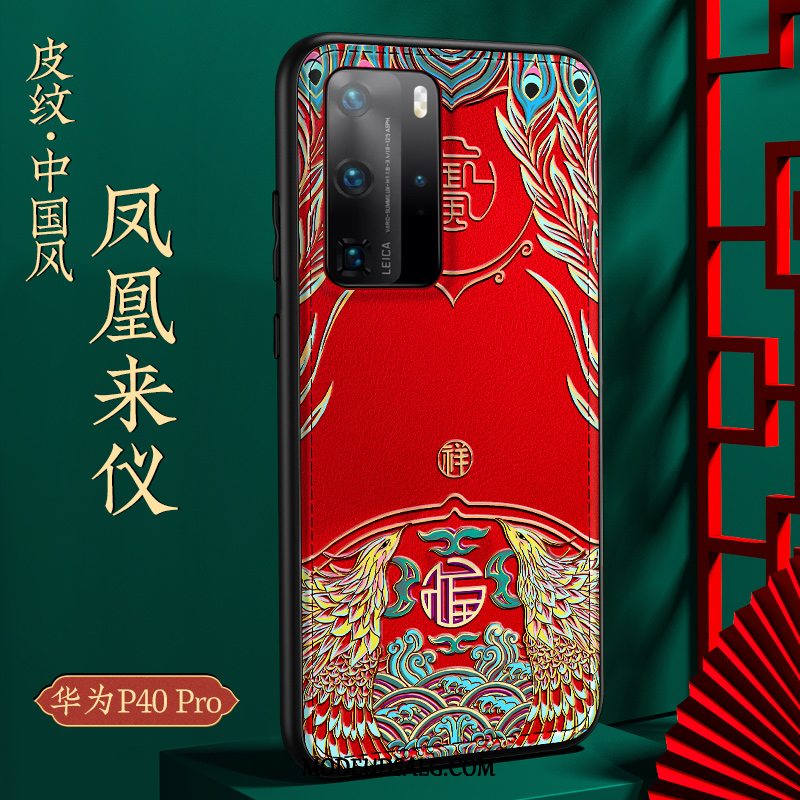 Huawei P40 Pro Etui / Cover Beskyttelse Alt Inklusive Læder Ny