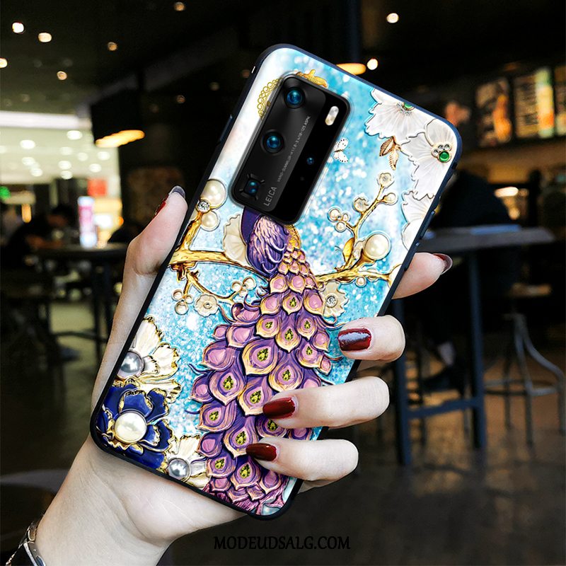 Huawei P40 Pro Etui Cover Blød Trend Klassisk Silikone