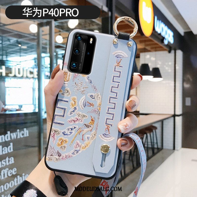 Huawei P40 Pro Etui Cover Mønster Trend Palads Lilla