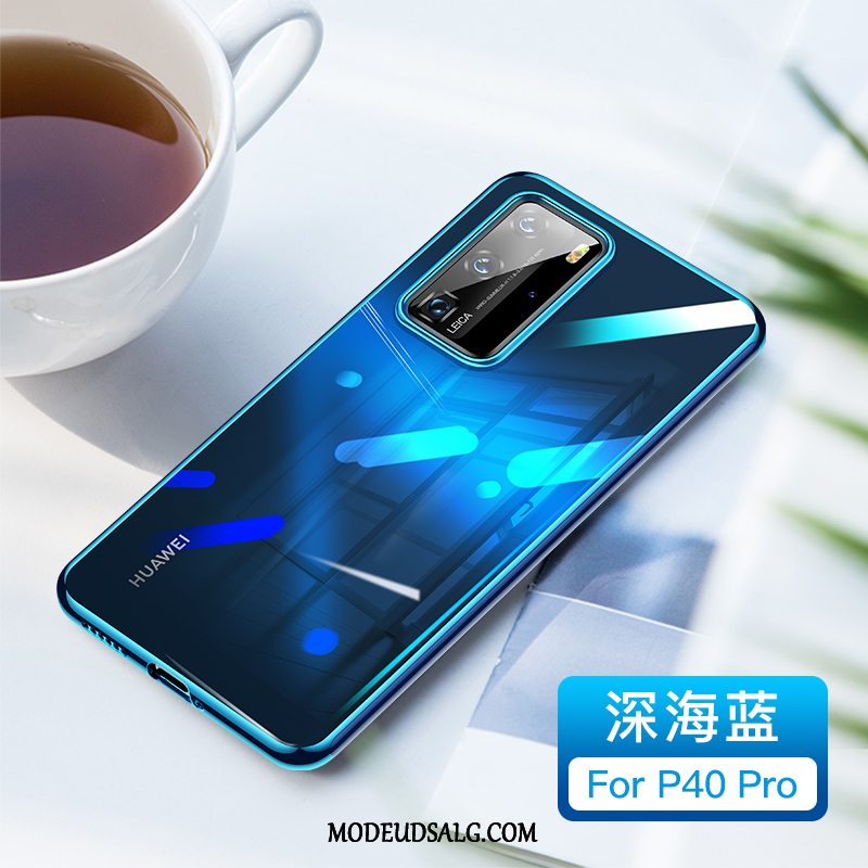 Huawei P40 Pro Etui Gennemsigtig Ny Af Personlighed Anti-fald Blød