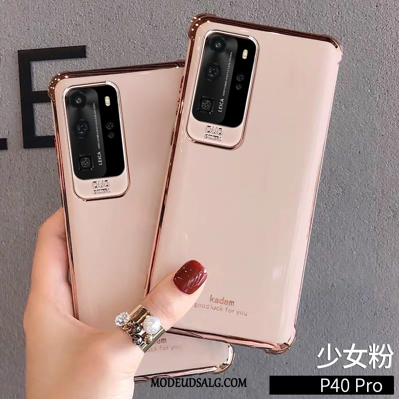 Huawei P40 Pro Etui Kreativ Silikone Alt Inklusive Gasbag Grøn