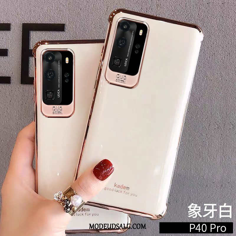 Huawei P40 Pro Etui Kreativ Silikone Alt Inklusive Gasbag Grøn