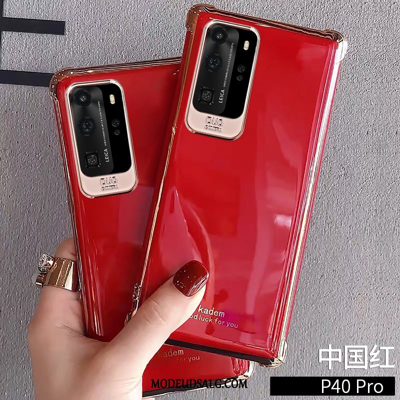 Huawei P40 Pro Etui Kreativ Silikone Alt Inklusive Gasbag Grøn